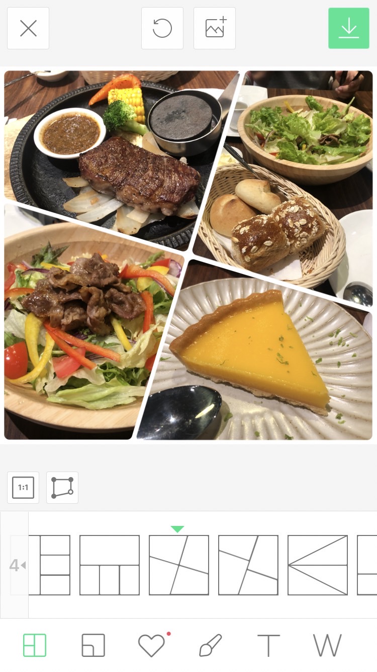 line camera照片拼貼